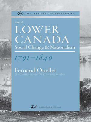 cover image of Lower Canada 1791-1840